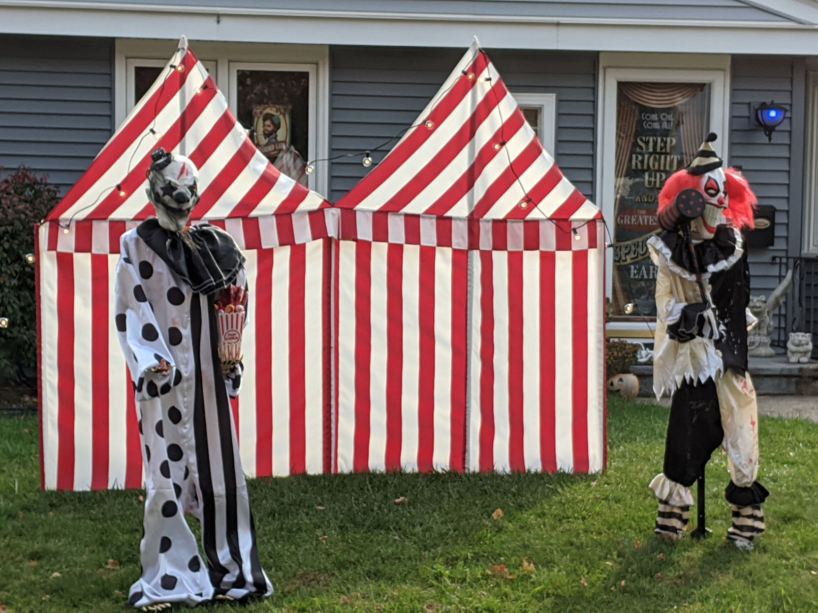 Halloween house circus tent at 1921 81st Street